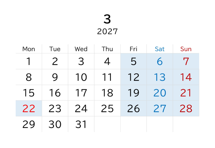 2027年3月