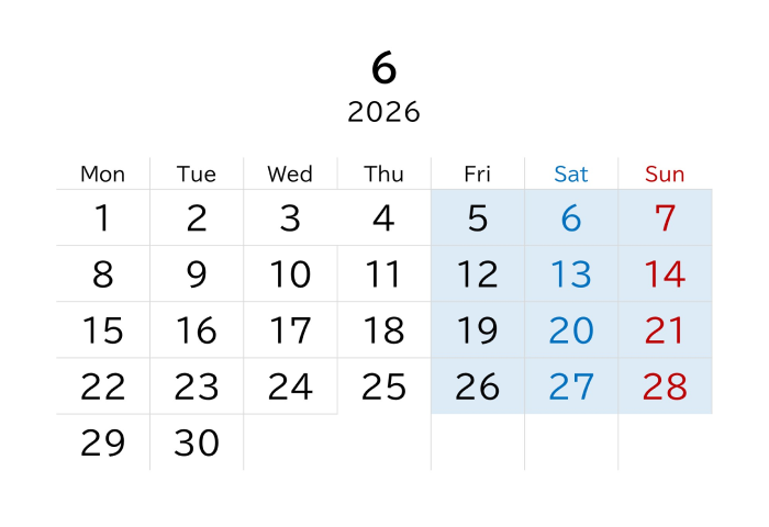 2026年6月