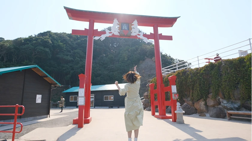 元乃隅神社の風景